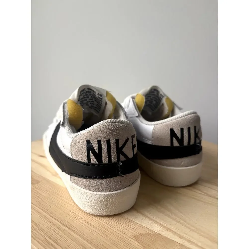 Nike Blazer Low '77 Jumbo White Black Sail Sneakers DQ1470-101 Women's Size 6